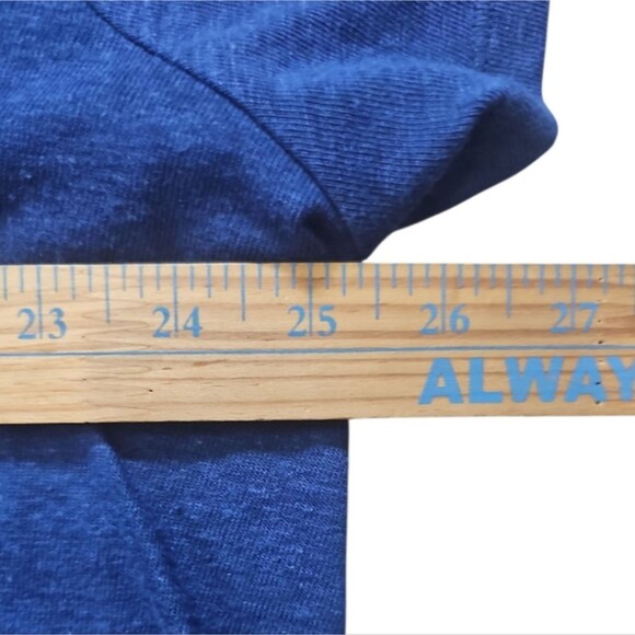 Old Navy Linen Blend Navy Blue V Neck Button Front Top Sz 2X Nautical Summer - Picture 11 of 13